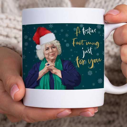 Funny mug, Secret Santa Gifts For Her, Funny Gifts, Motivational Mug, Christmas Gift, Miriam Margolyes christmas Coffee Mug, Stocking Filler