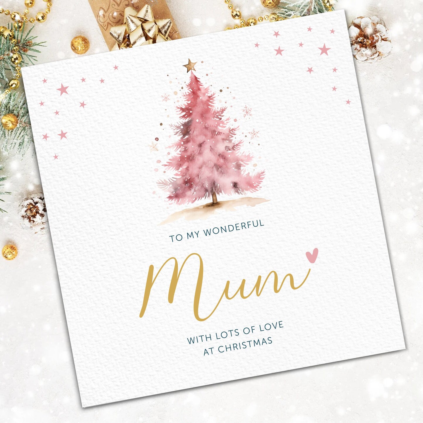 Mum Christmas Card, Christmas Card For Mum, Mum Christmas Gift, Xmas Card For Mum, Mum Xmas Gift, Simple Mum Christmas Card, Mummy, Mother 1