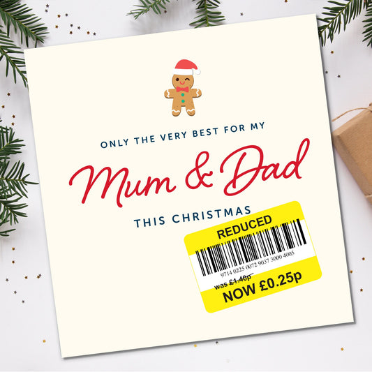 Funny Christmas Card | Funny Christmas Card Mum and Dad, Funny Christmas Card for couple, Rude Christmas Card, Silly Card