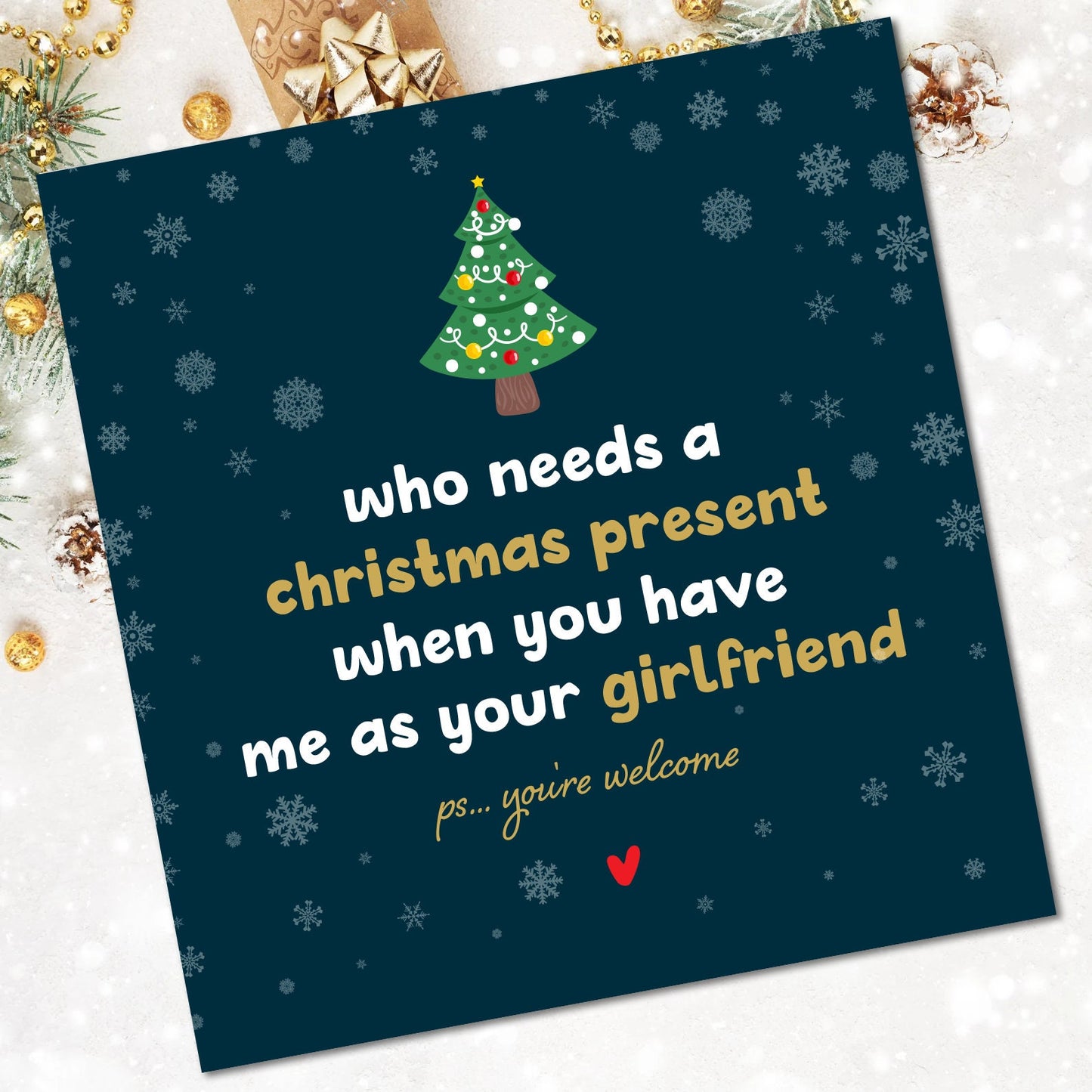 Funny Christmas Card Boyfriend | Boyfriend Christmas Card | Boyfriend Christmas card funny | Husband Christmas card funny