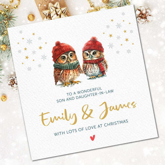 Christmas card for special couple | Son and Daughter-in-Law Christmas Card| Christmas Card for Son and Daughter-in-Law | Christmas Cards