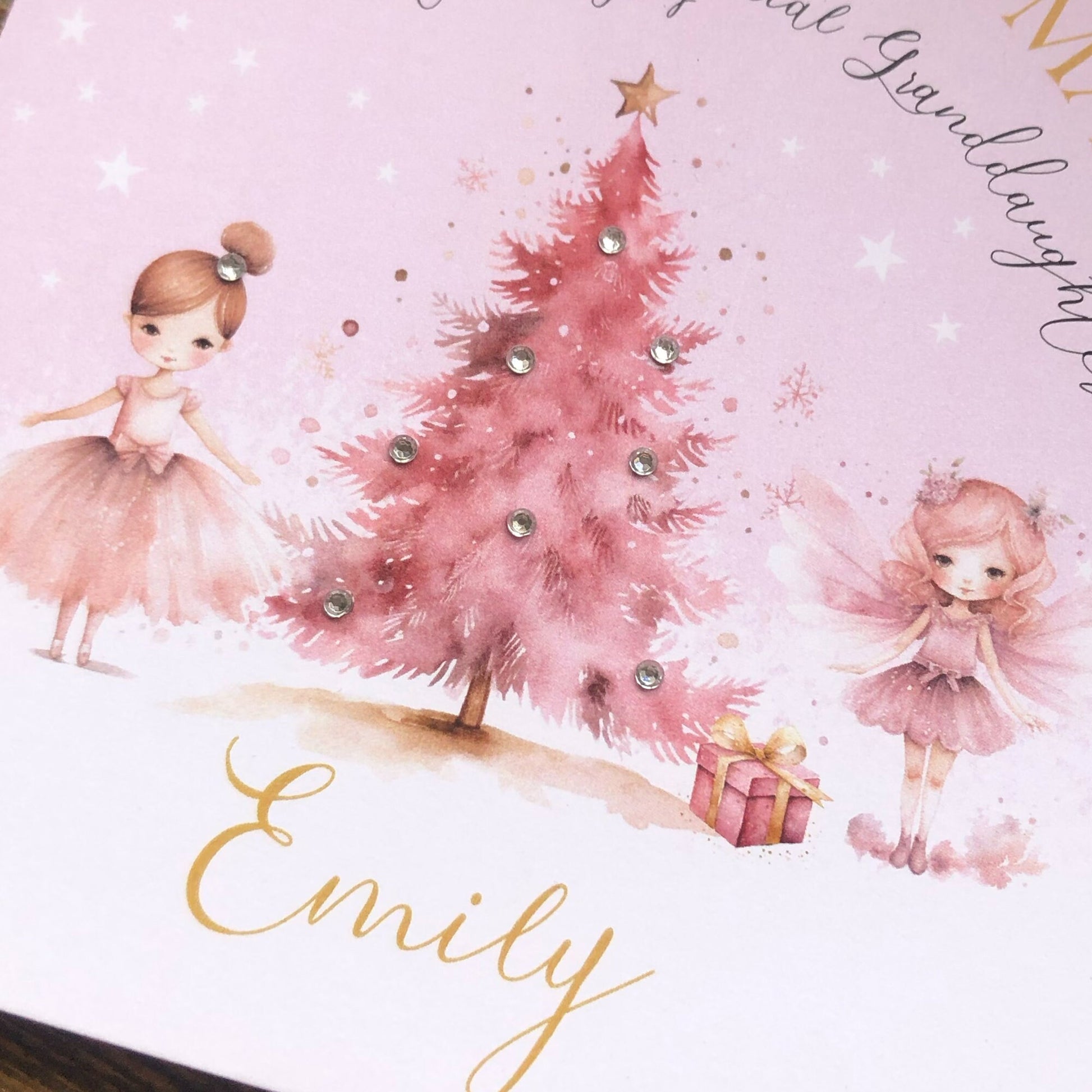 Girls Christmas Card, Personalised Christmas Card for Daughter, Daughter Christmas card, Niece Christmas card, Granddaughter Christmas card