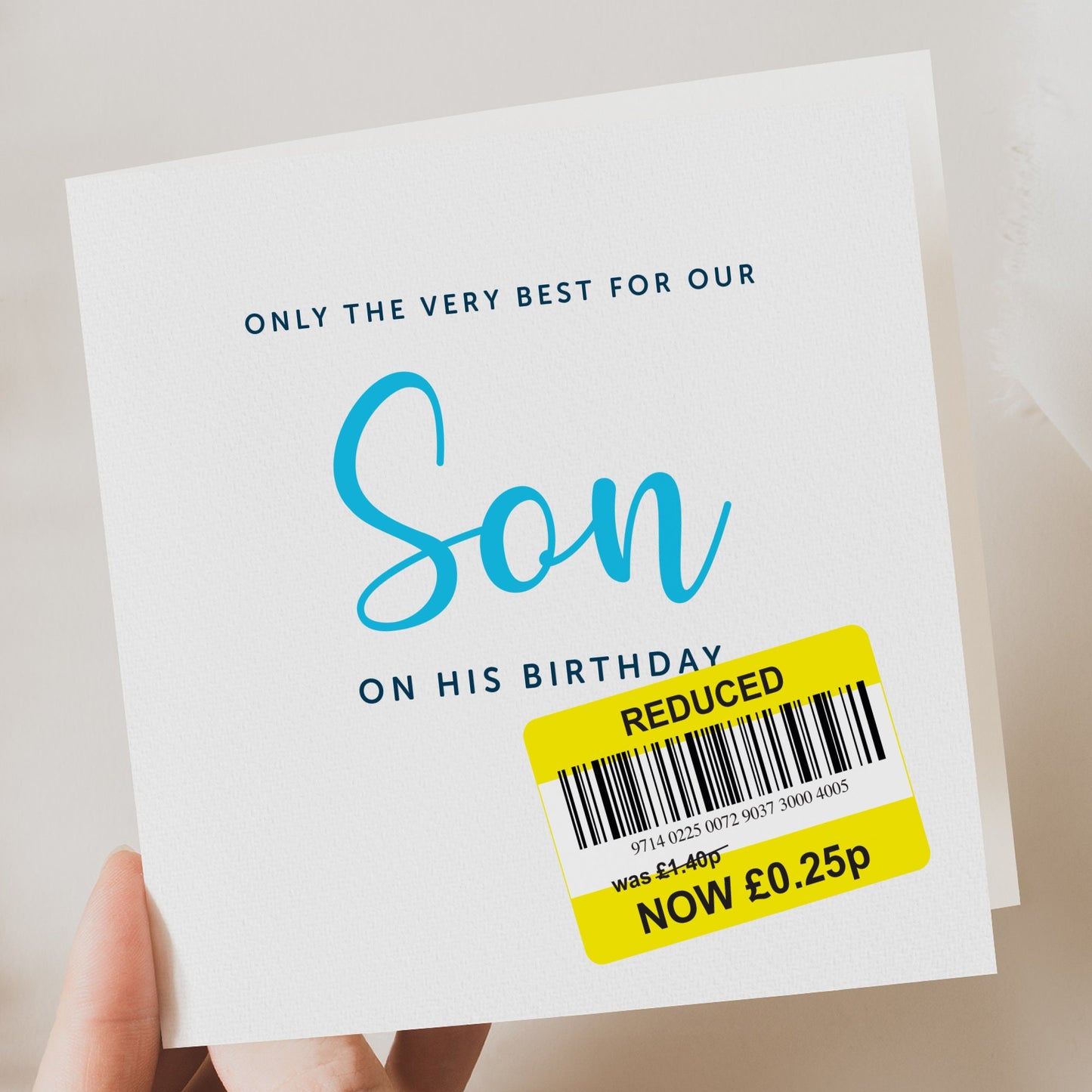 Birthday Card | Funny Birthday Card | Funny Card | Fun Birthday Day Card | Birthday Day Gift  for Son | Funny Card | Reduced card