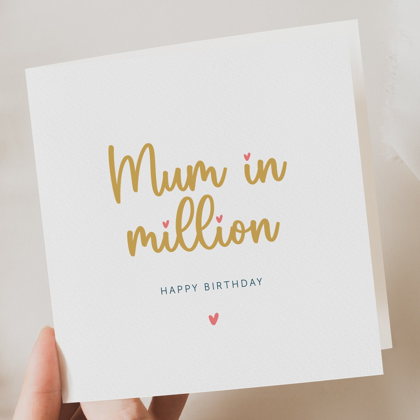 Mothers day card, Mother's Day, Mum In A Million Card, Special Mum birthday Card, Birthday Card Mum, For Mum, Mum UK, Mum Birthday Card