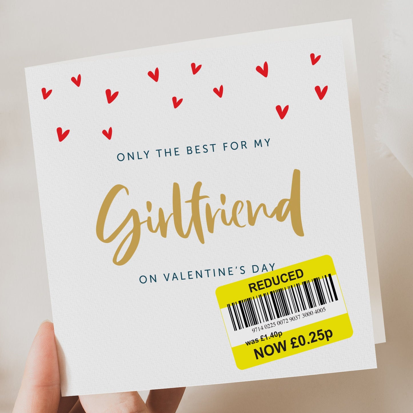 Valentines Card for Girlfriend | Funny Valentine | Girlfriend Funny Card | Fun Valentine Day | Valentines Gift | Funny Card | Reduced card