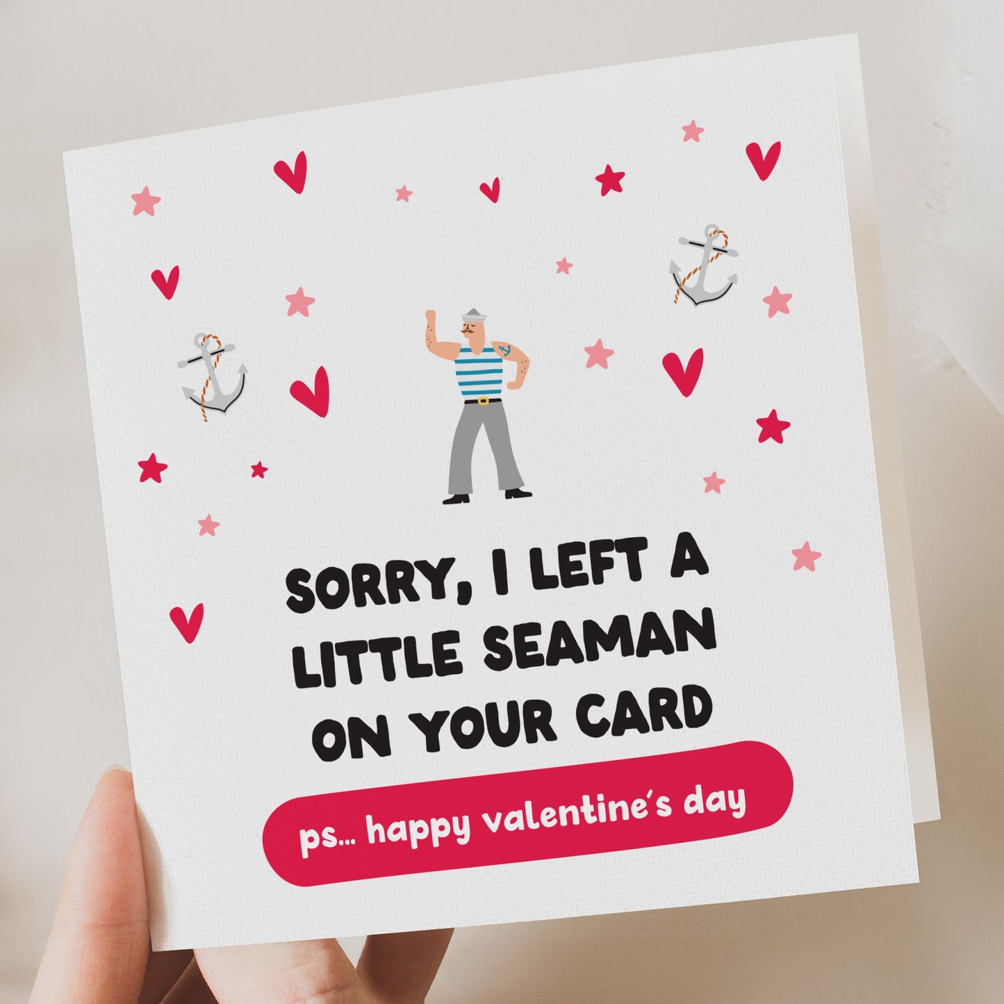 Funny Valentines Card, Rude Cheeky Valentines Card for Boyfriend, Girlfriend, Husband, Wife, him, her, reduced card, Funny card