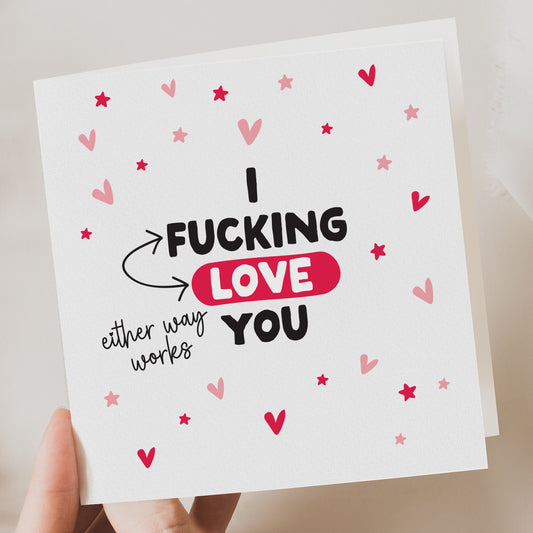 Funny Valentine card For Boyfriend, girlfriend Funny Valentine card, Wife, Husband, fiancée, Funny Valentine card for him, rude Card