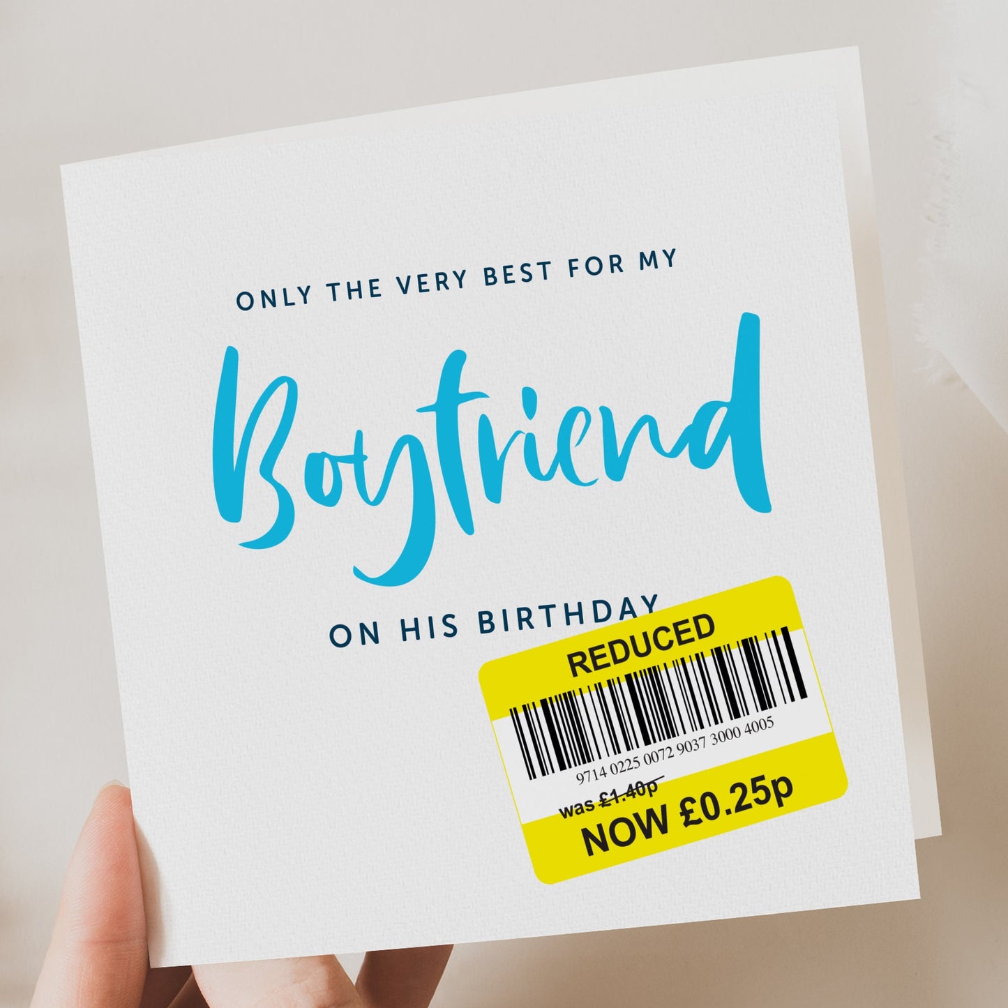 Birthday Card | Funny Boyfriend  Card | Funny Card | Fun Birthday Day Card | Birthday Day Gift  for Boyfriend | Funny Card | Reduced card