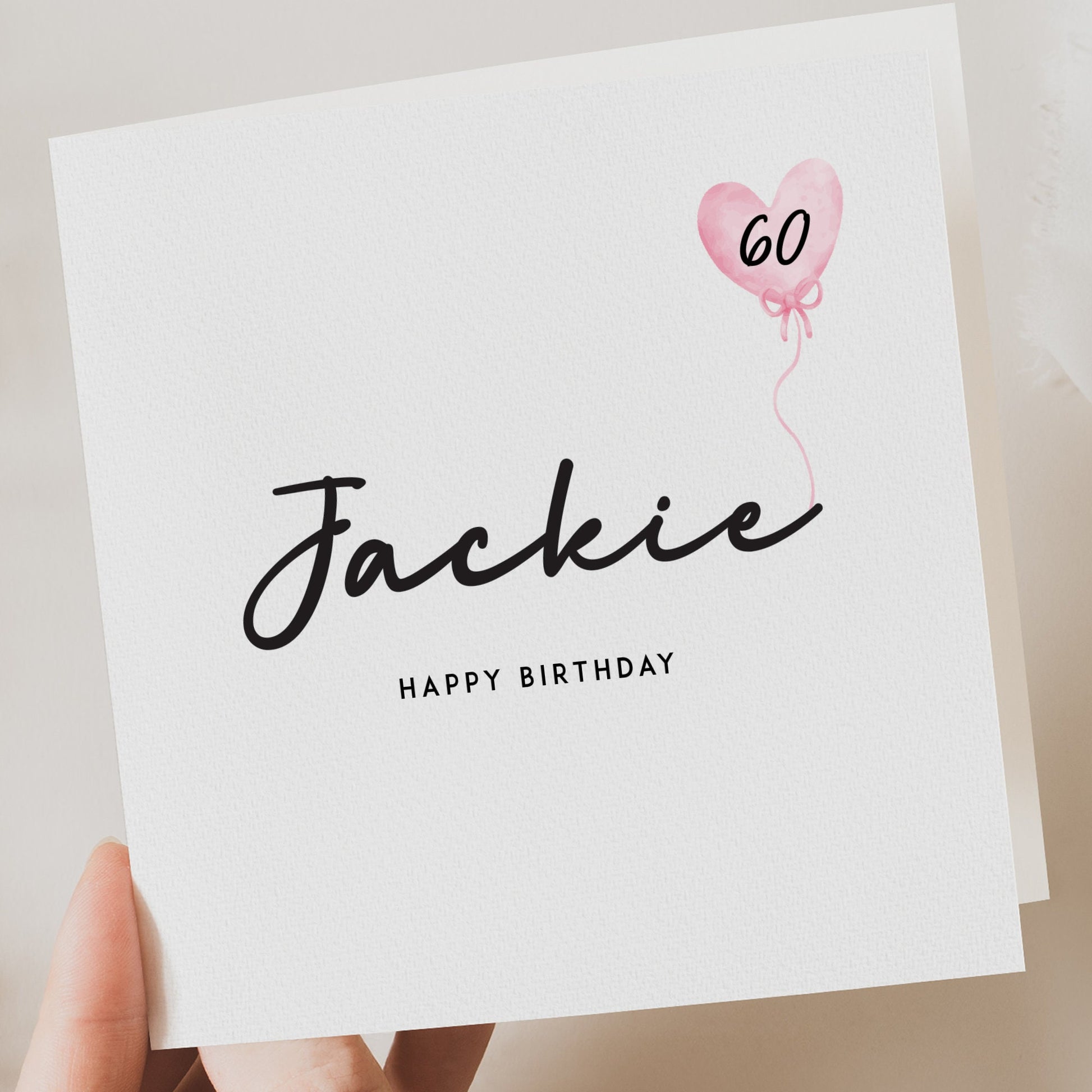 60th birthday card for women