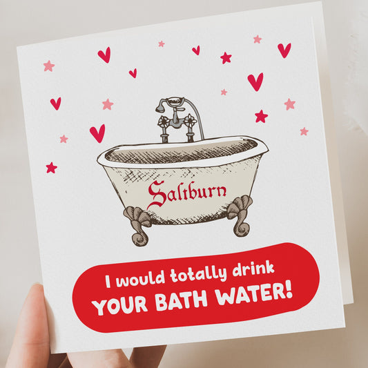 Saltburn, Funny Valentines card For Boyfriend, girlfriend Funny Valentine card, Wife, Husband, Fiancee, Funny Valentine card for him,her