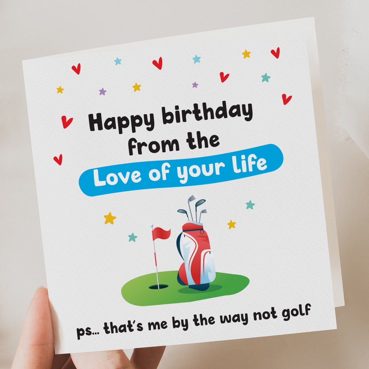 Birthday Card for husband | Funny Golf Card | Funny Birthday Card | Funny Card | Fun Birthday Day Card | Birthday Day Gift  for Husband