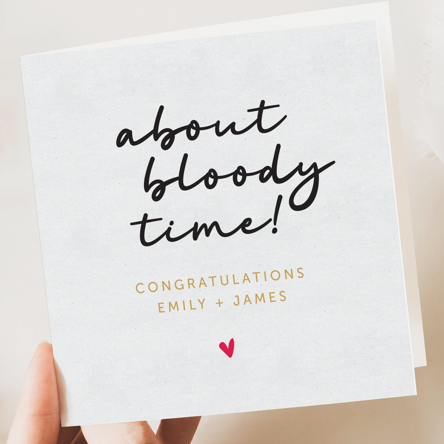 Engagement Card, Personalised Engagement Card, Personalised Congratulations on your Engagement card, You're engaged card, On your engagement