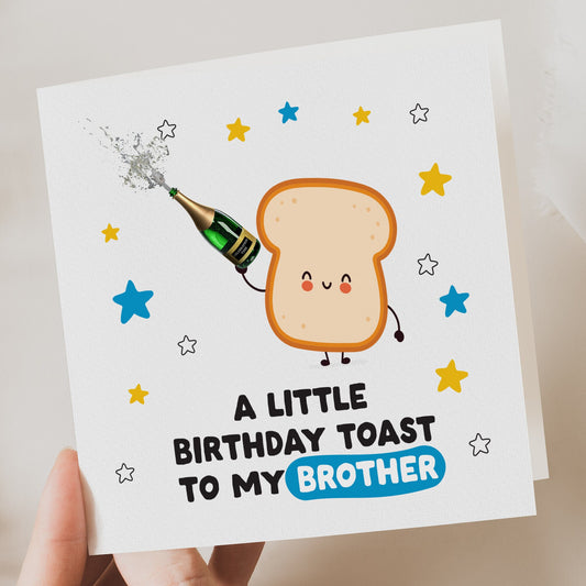 Funny brother birthday card