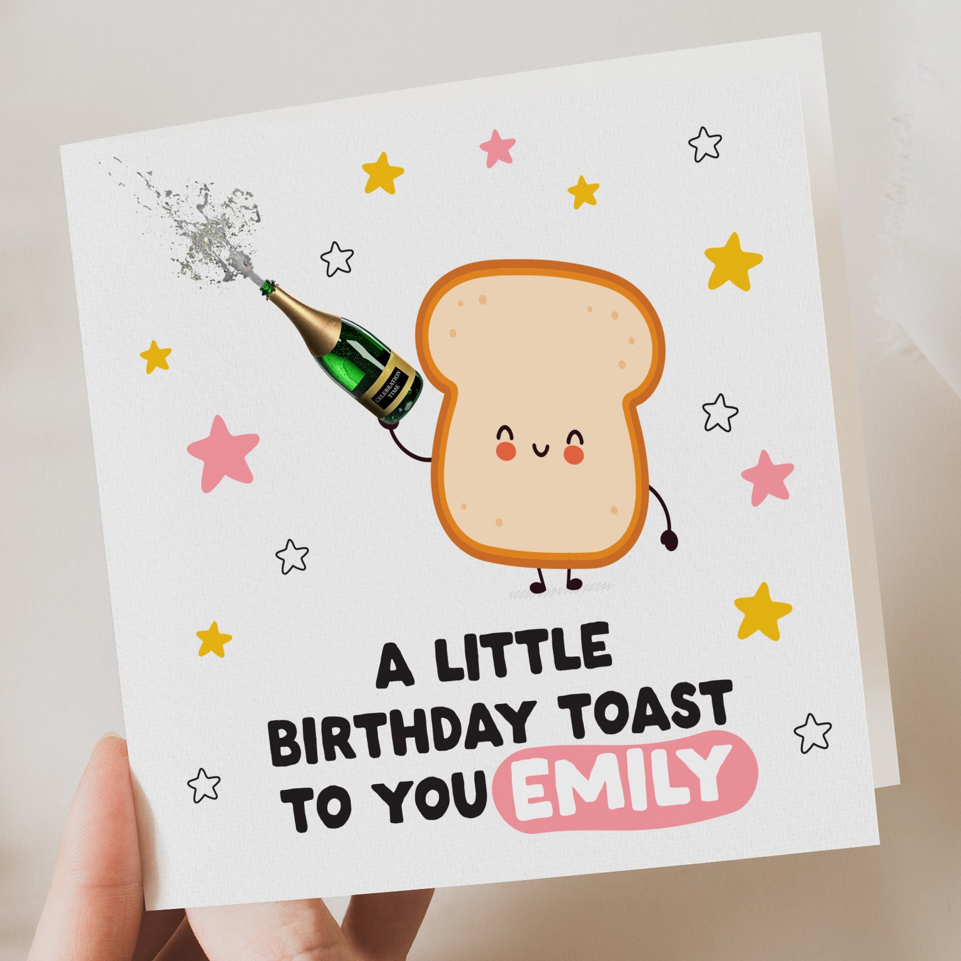 PERSONALISED FUNNY BIRTHDAY CARD FOR HER