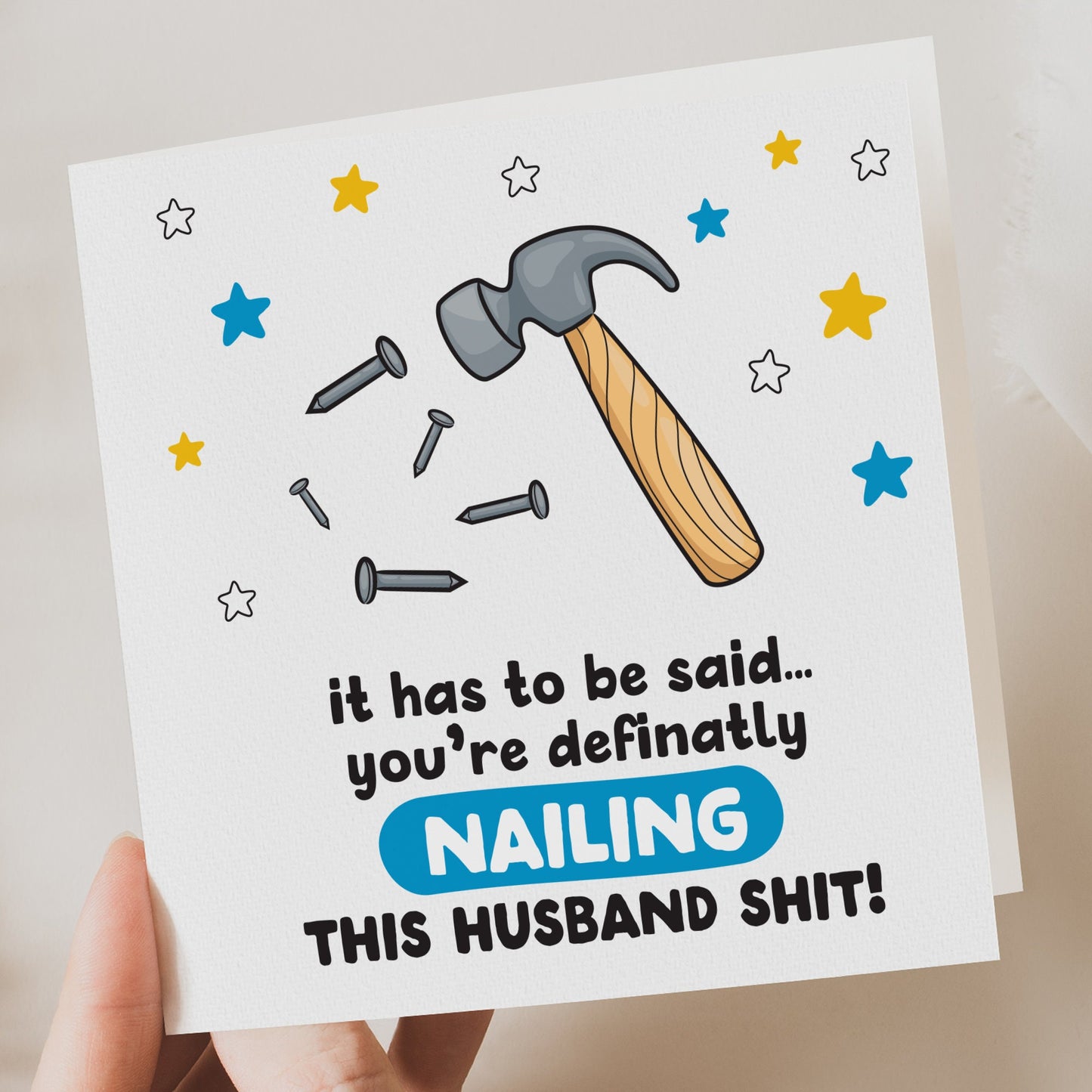 Birthday Card for husband | Funny Birthday Card | Funny Card | Fun Birthday Day Card | Birthday Day Gift  for Husband | Husband Card