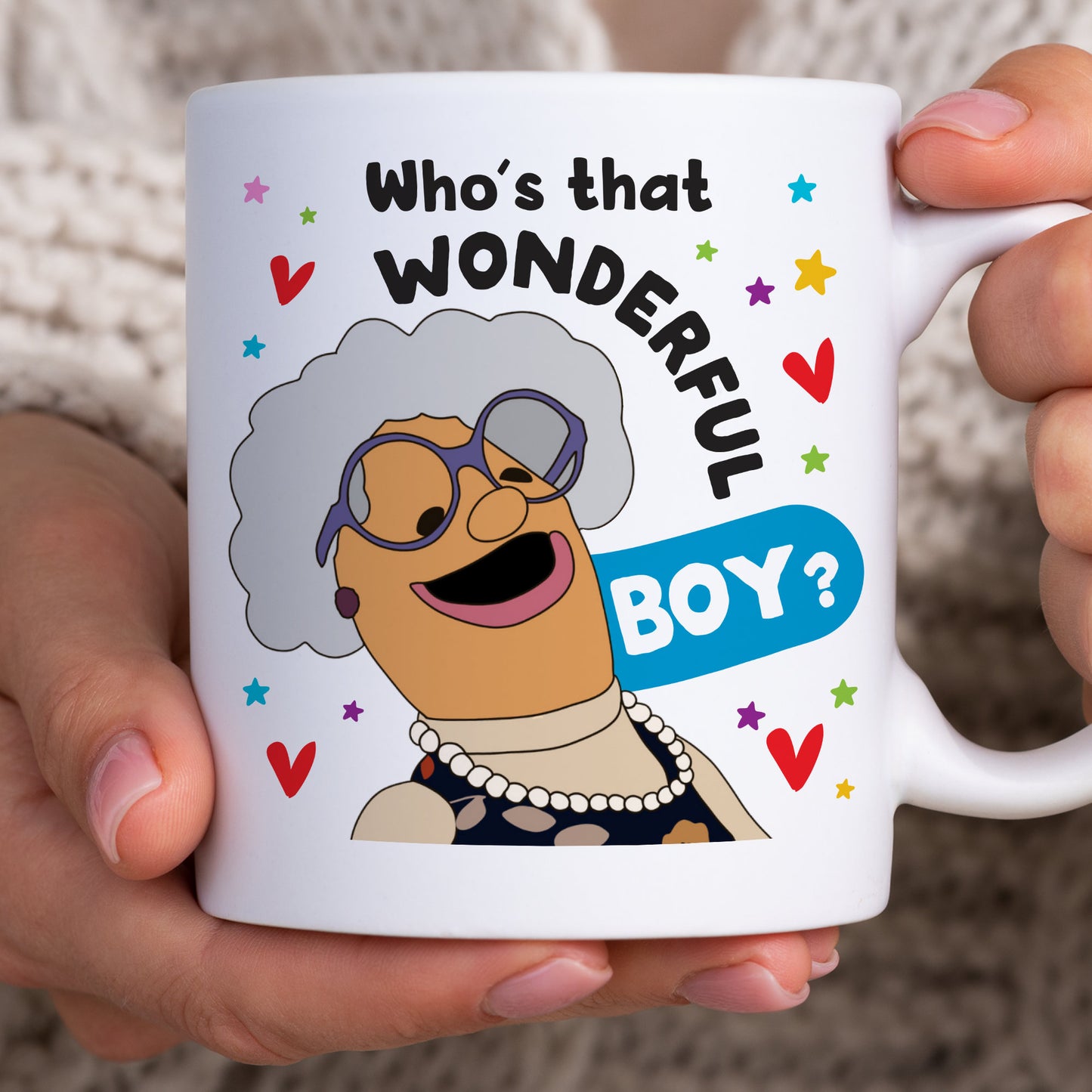 Who’s That Wonderful Boy Ceramic Mug, Could He Be Any Cuter, Gifts for Him Nanalan Valentines Day, TikTok Trending Meme Mug