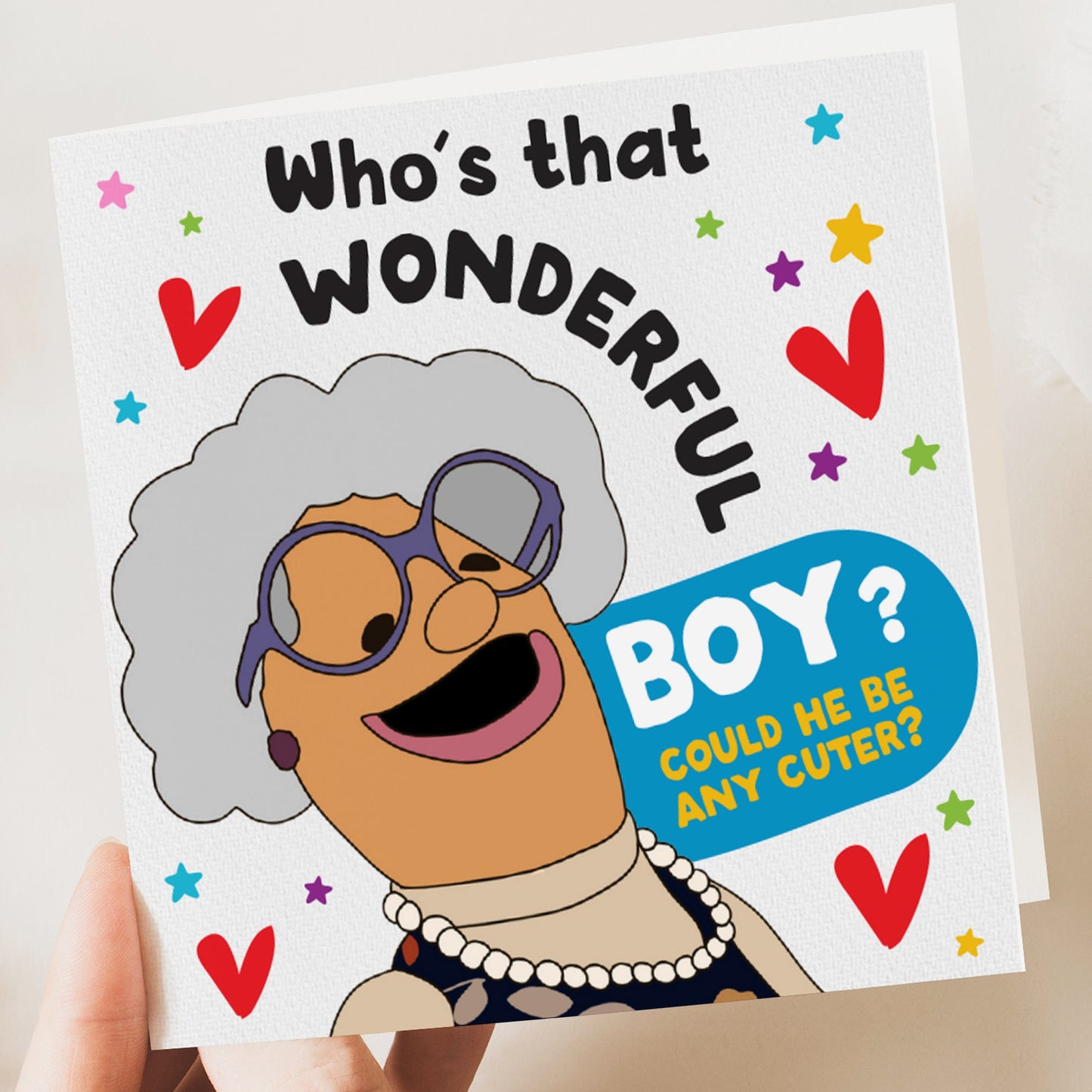 Funny Boyfriend Valentines Card, Who's That Wonderful Boy Valentines Cards For Husband, Nanalan Anniversary Card, TikTok Meme Card For Him