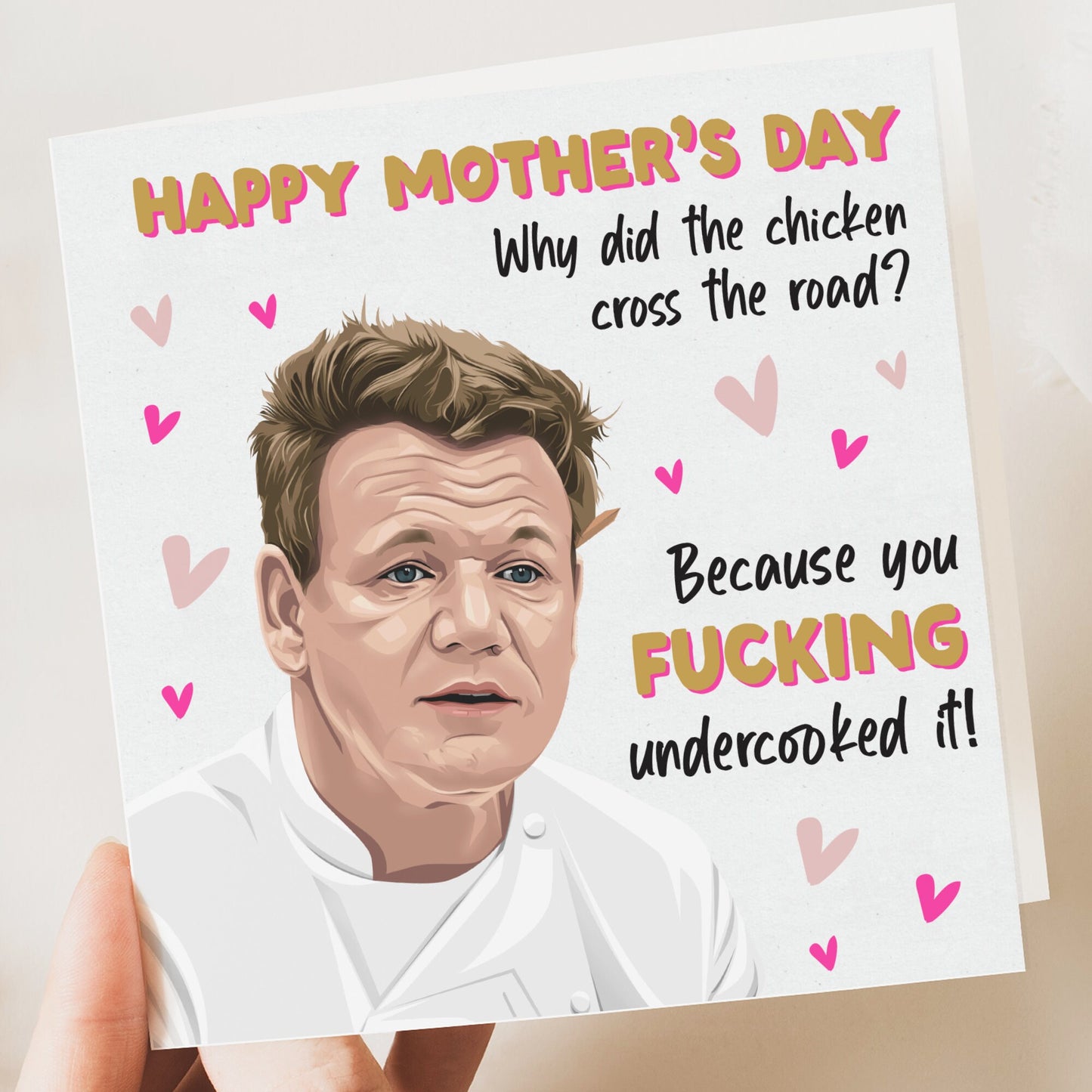 Gordon Ramsey | Mother's Day Card | Funny Mother's Day Card | Funny Card | Funny Card | Mother's Day Gift | Funny Card her