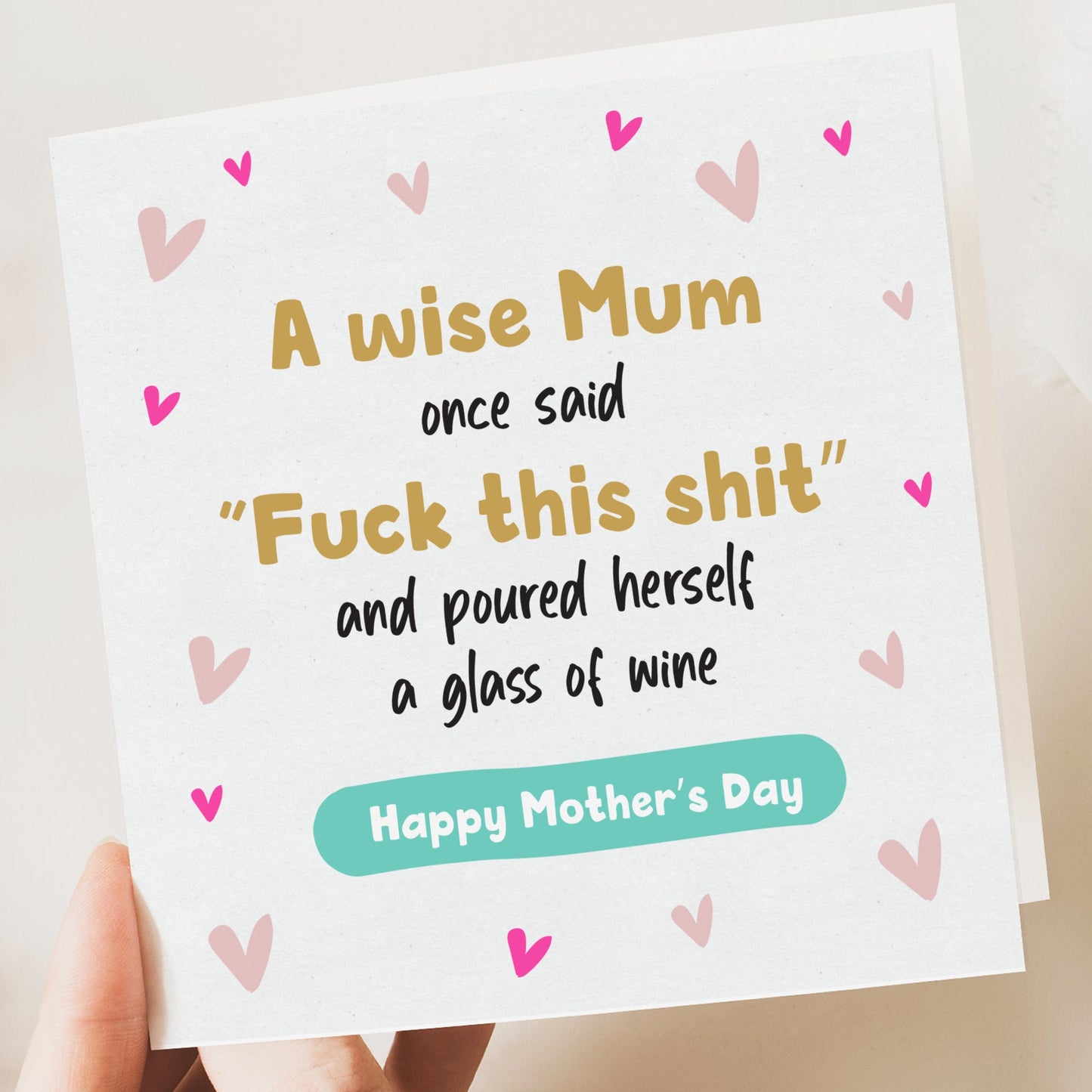 Funny Mother's Day Card, A wise Mum, Special Mu, For Mum, Mother's Day Gift To Mum, Mum Birthday Card, For Her, Mummy