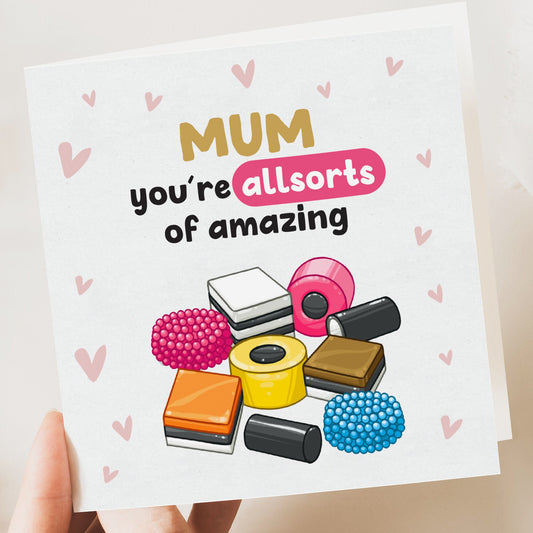 Mum Birthday Card Funny | Mothers Day Card | Mummy Funny Card | Birthday Day Card | Mother's Day Gift | Funny Card her | Allsorts of amazing