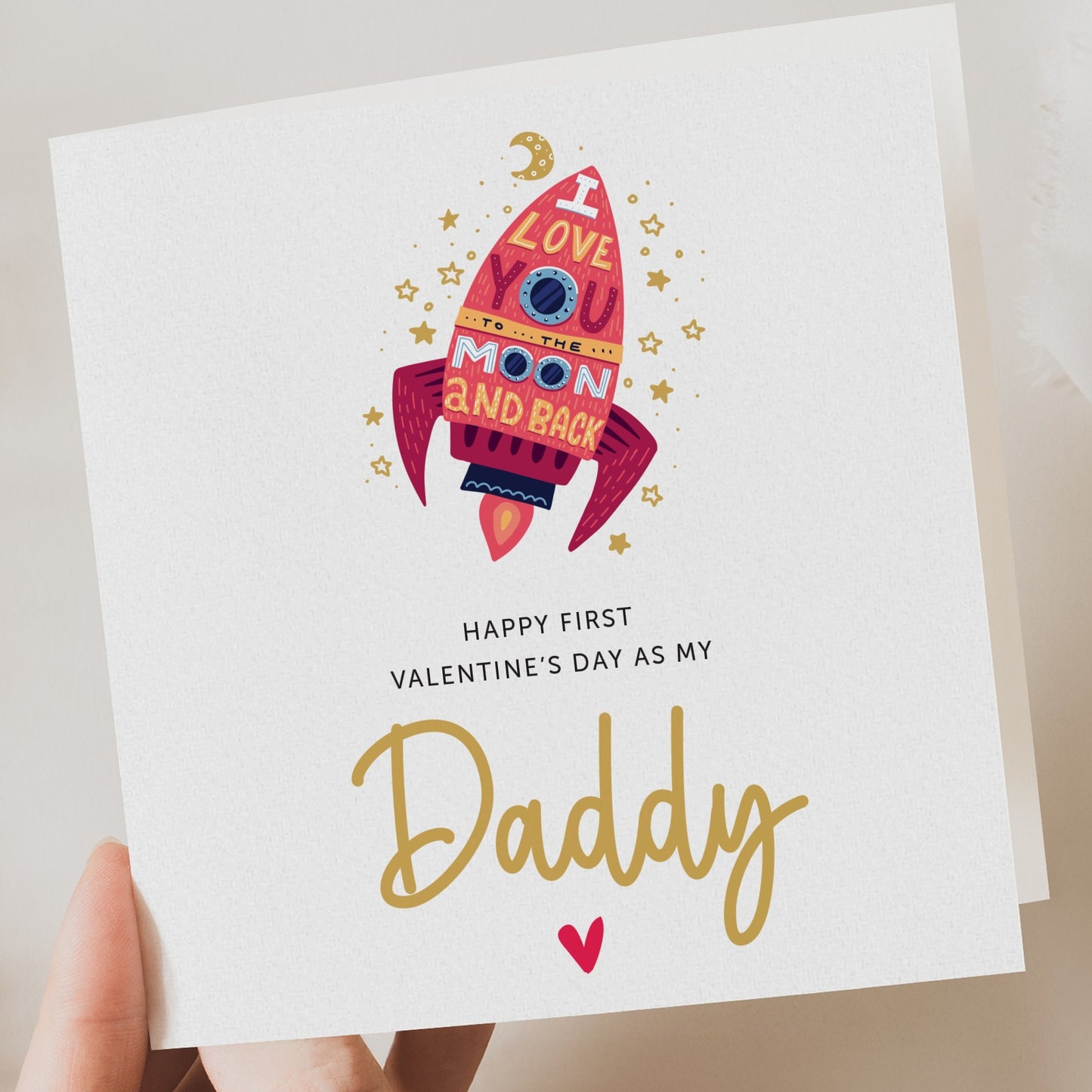 Baby first valentines card to daddy | happy 1st valentines as my daddy | 1st valentines card for dad | dad valentines card from baby