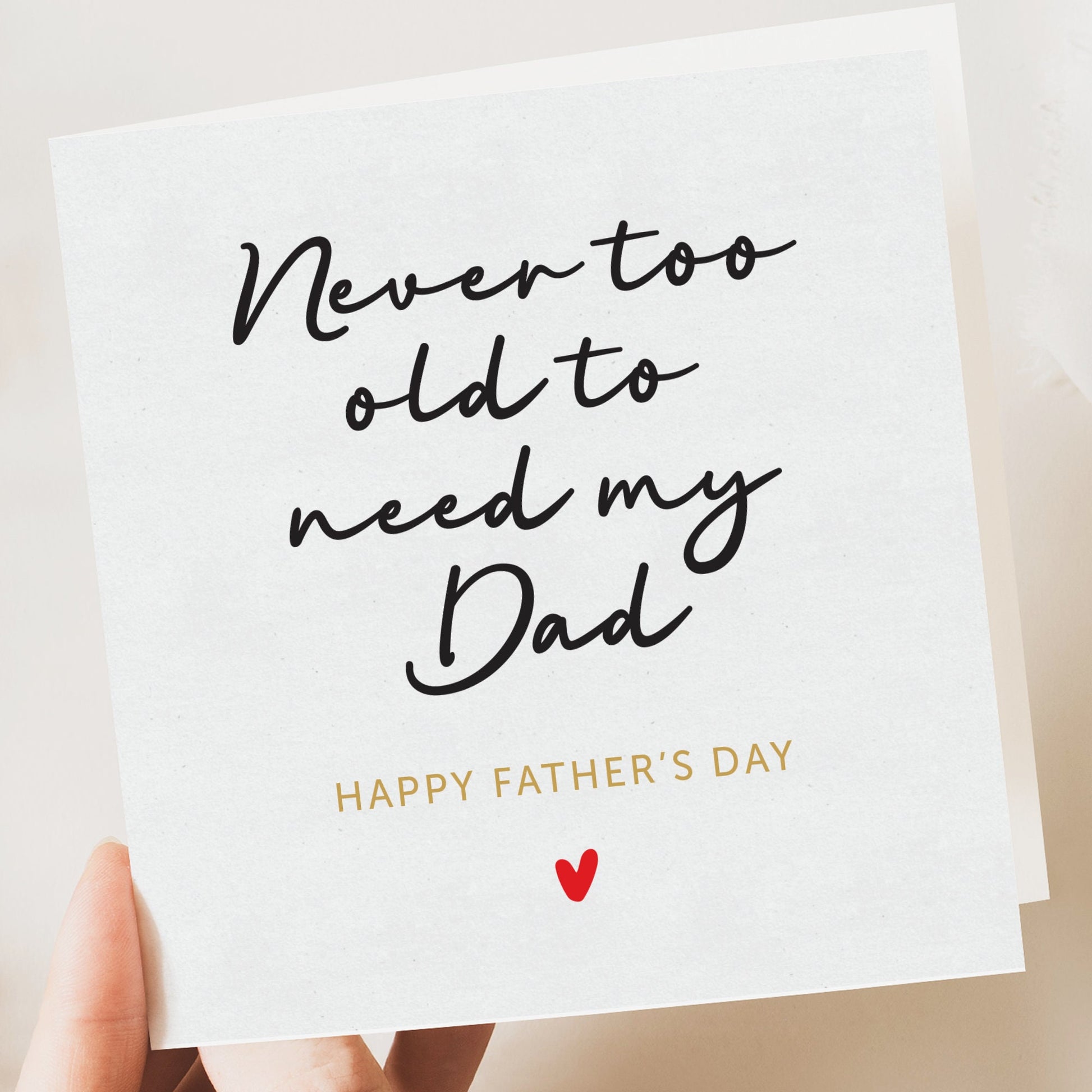 fathers day card, Birthday card Dad, Father's day card, Simple Father’s Day card, Father’s Day Gift, Fathers Day from daughter or son