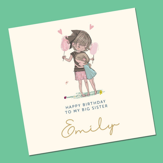 Birthday card for sister / card for sister / card for sister / big sister / birthday card sister / best sister