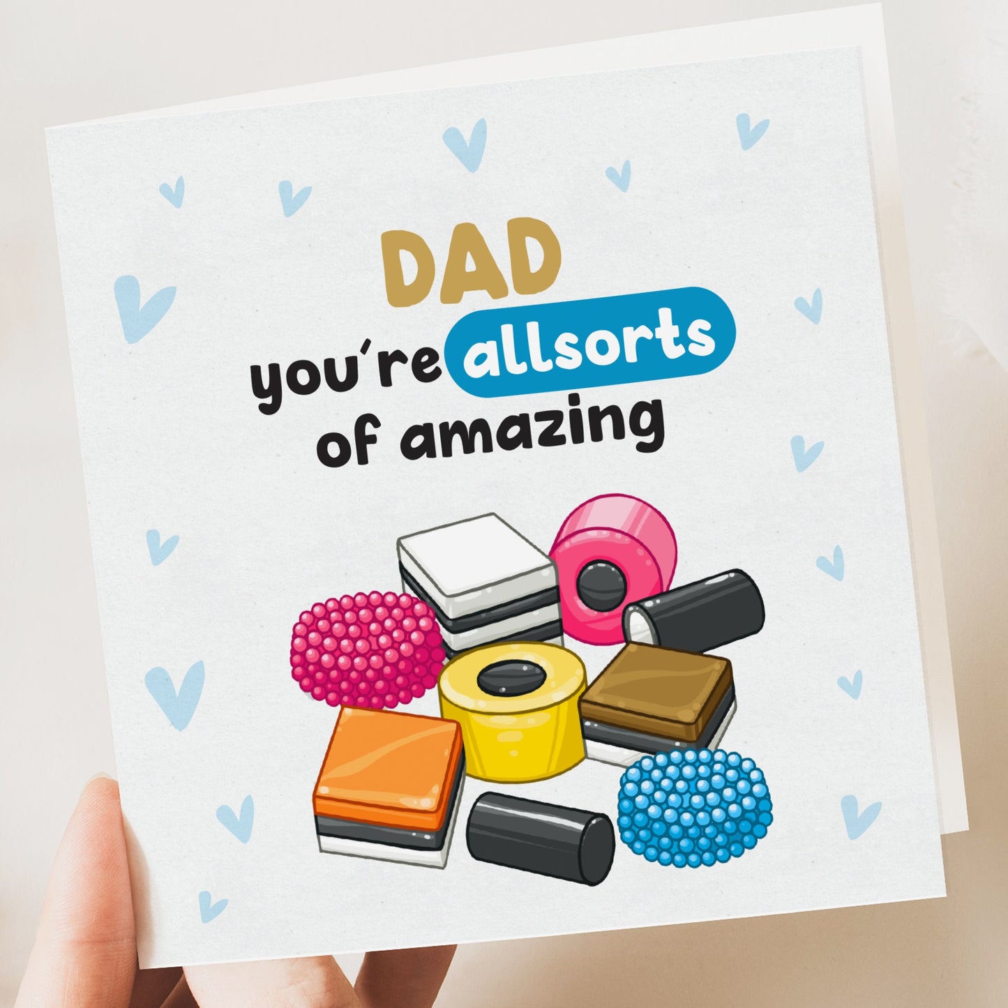 Funny birthday Card Allsorts | Funny Card | Fathers Day Card | Father's Day Gift | Fathers Day Card | Birthday Card