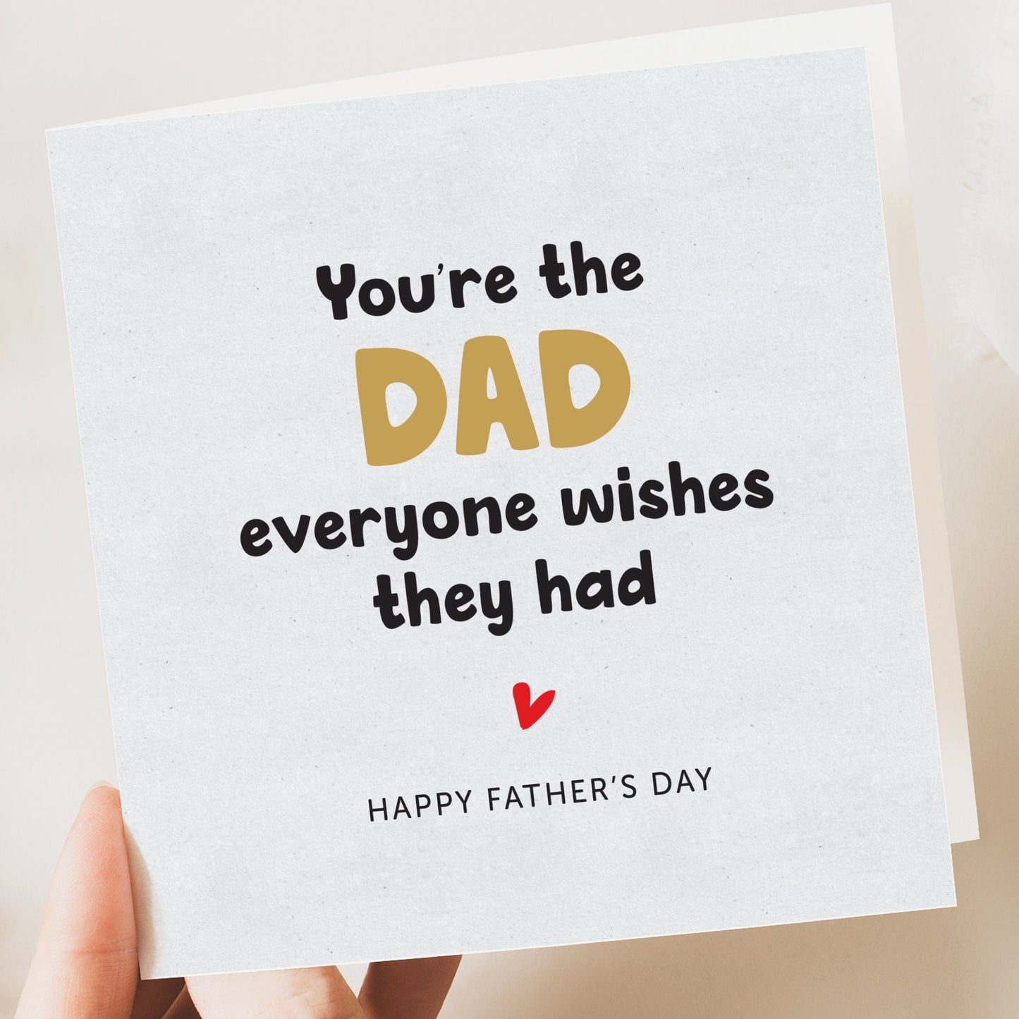 simple fathers day card