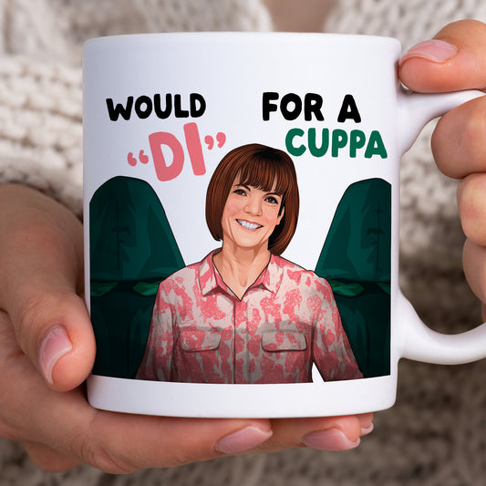 The traitors inspired ceramic mug, claudia winkleman, gifts for him, her diane traitors, valentines day, birthday, trending meme mug