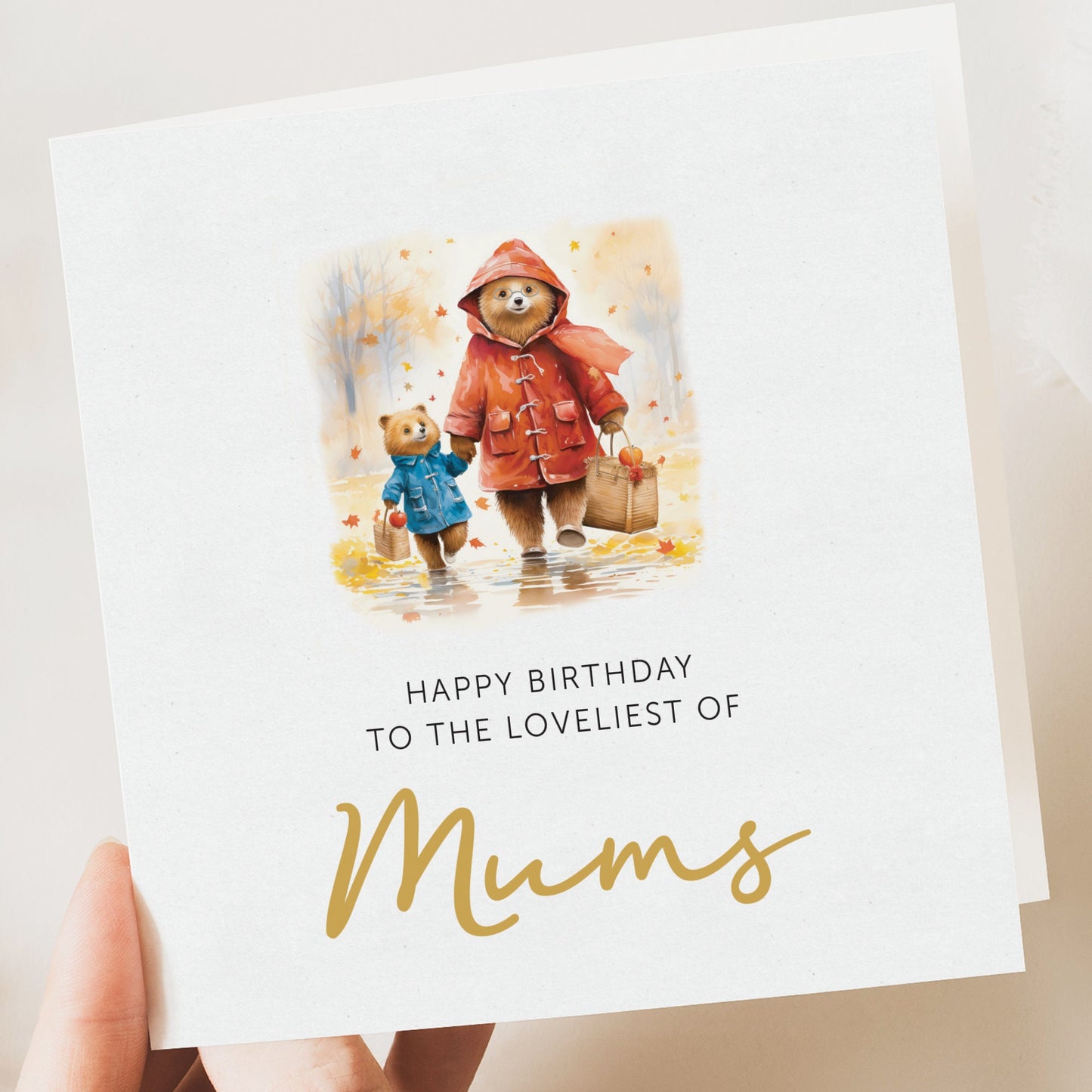 Amazing mum birthday card, mothers day cards, birthday card for mum, happy birthday card, ma, mo, Paddington card