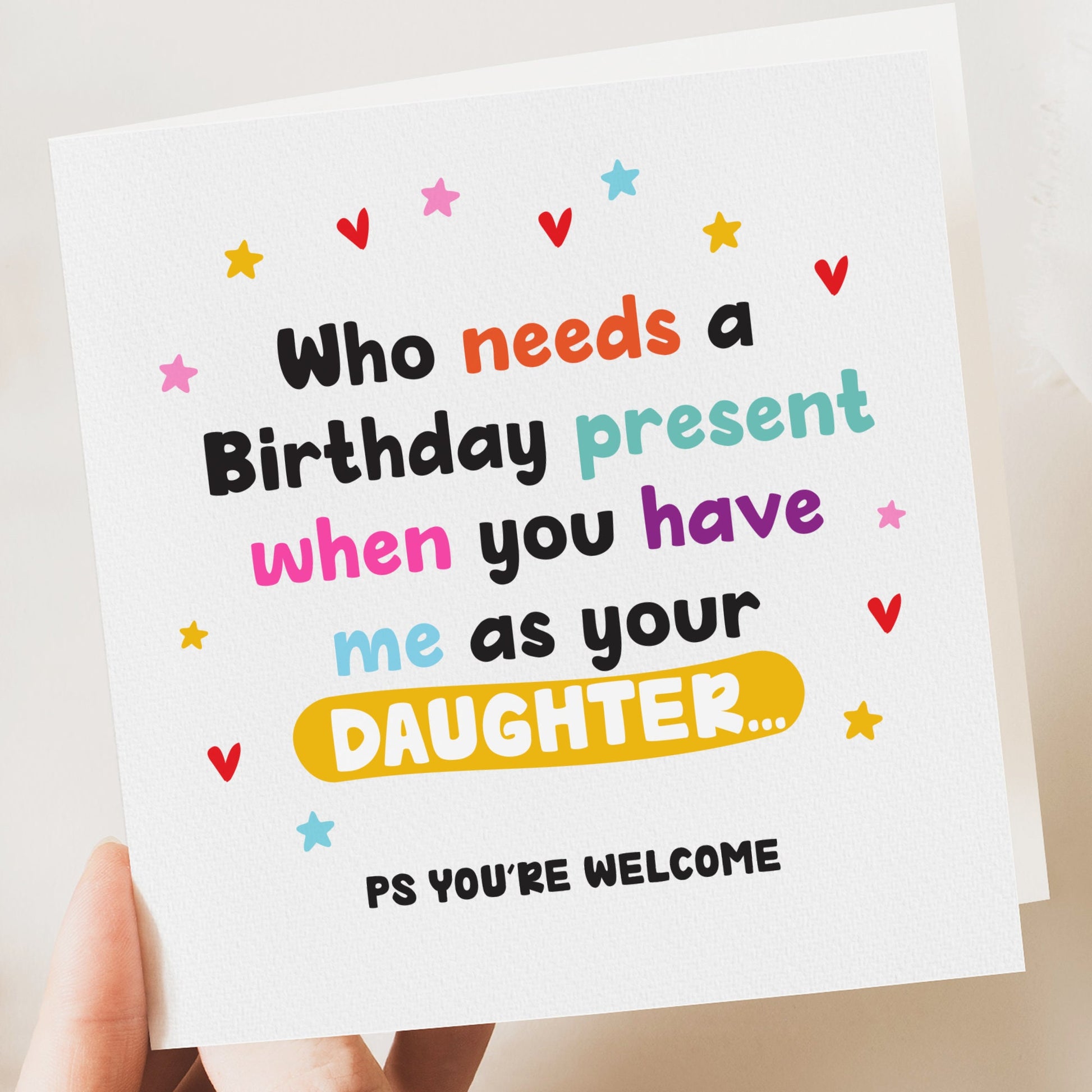 Birthday Card for Mum | Funny Birthday Card Dad | Mum Funny Card | Fun Birthday Day Card | Birthday Day Gift Mum, Dad | Funny Cards