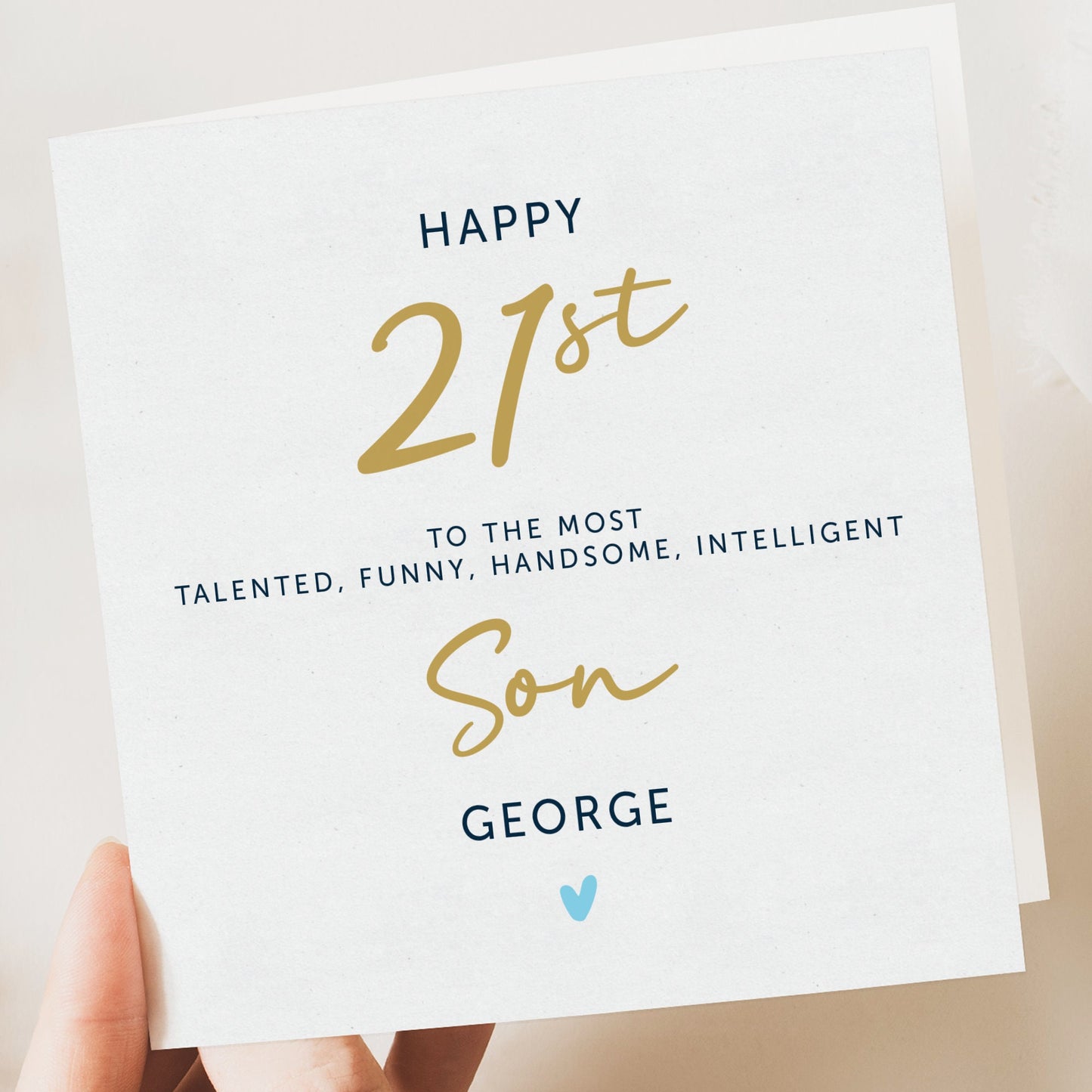 21st birthday card for him, 21st birthday card for son, Grandson, personalised birthday card for him, 21st-birthday-son