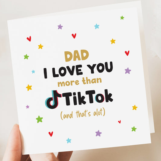 Fathers day card TikTok