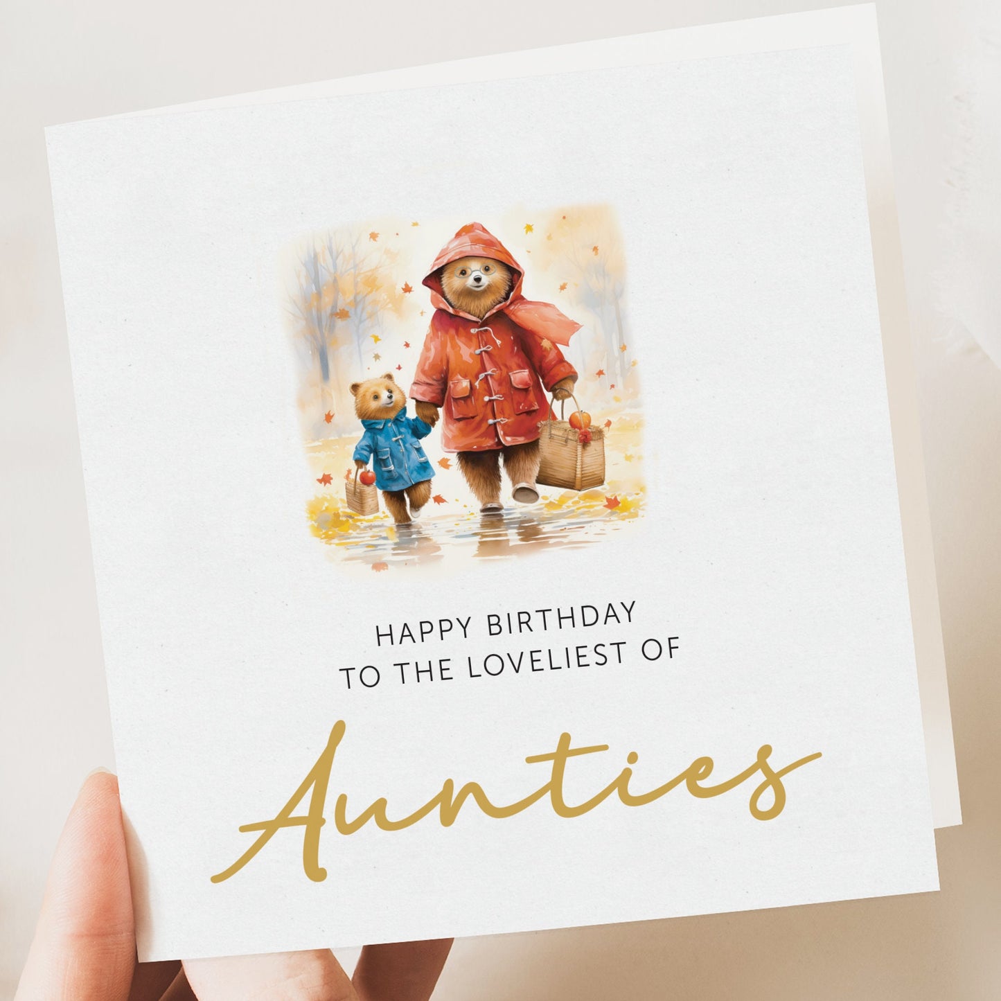 Aunt, Auntie Birthday card