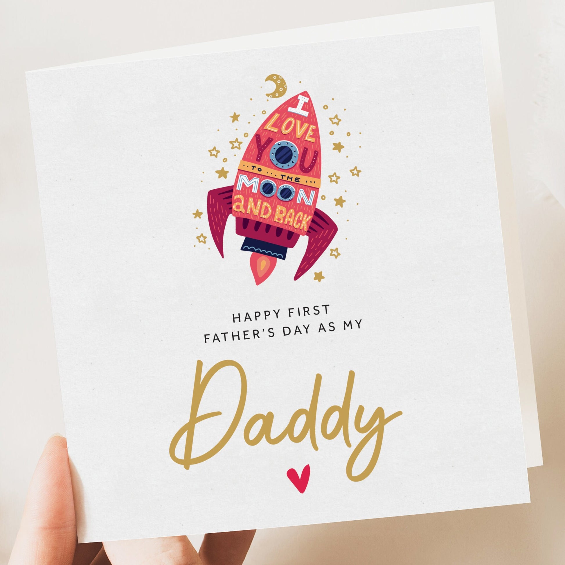 First Father's Day As My Daddy Card, 1st Fathers Day Card, Daddy, Grandad, Dad, Grandpa, Baby First Fathers Day Card From Newborn