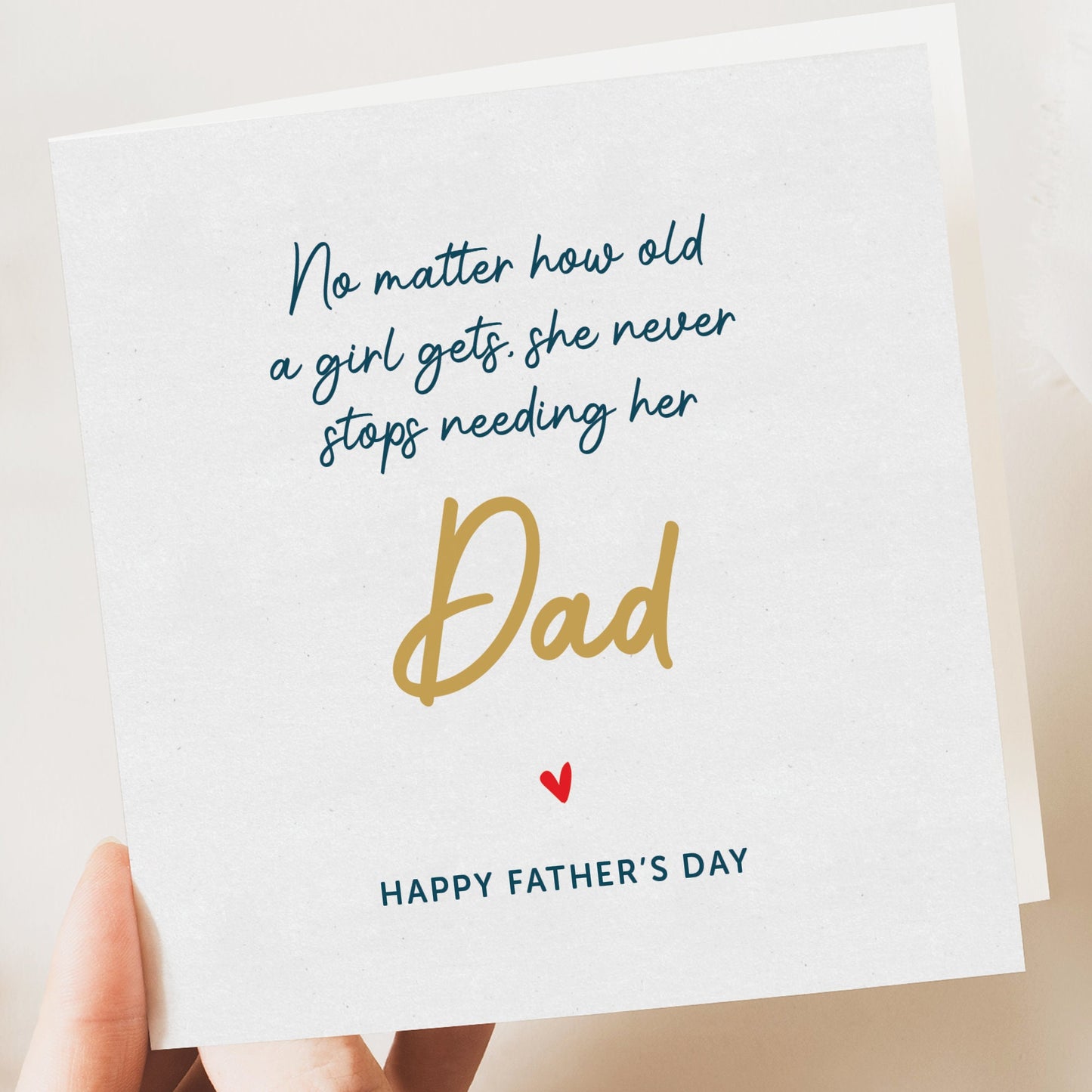 Fathers day sentimental card