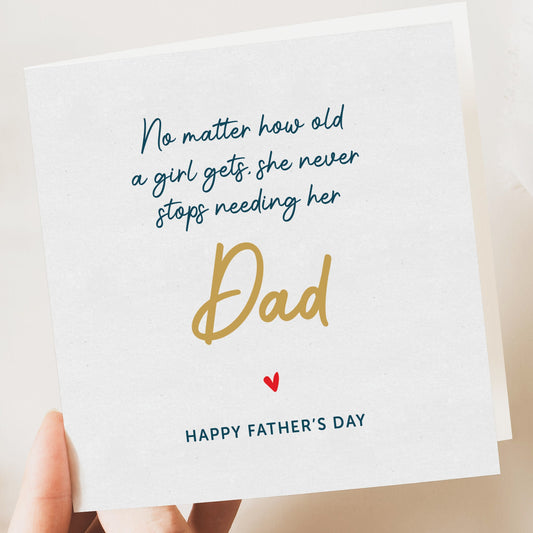 Fathers day sentimental card