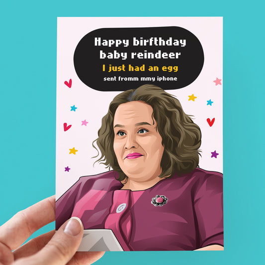 Netflix Martha from Baby Reindeer | funny card birthday card, girlfriend, boyfriend, wife, husband, quirky birthday, anniversary