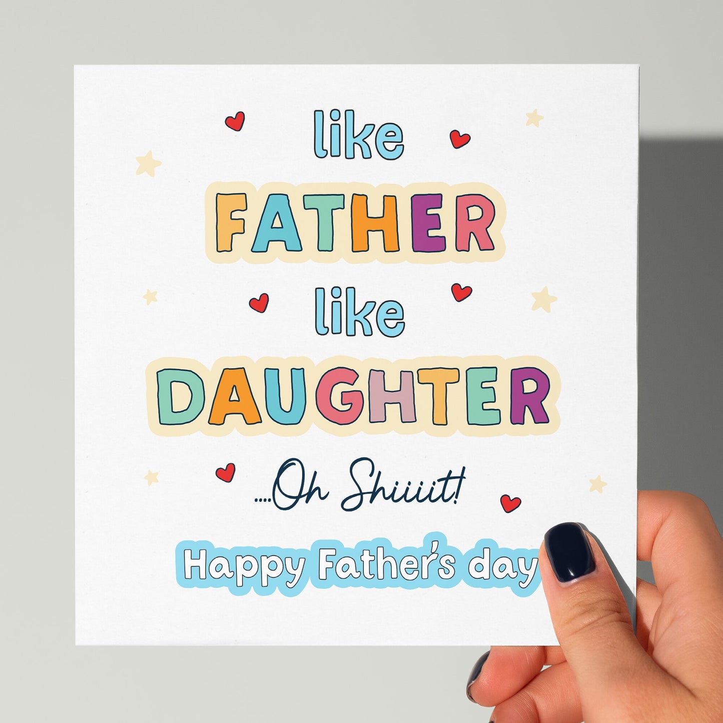 Funny fathers day card