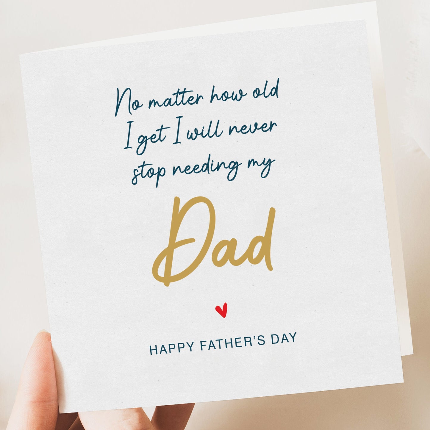 Fathers day sentimental card