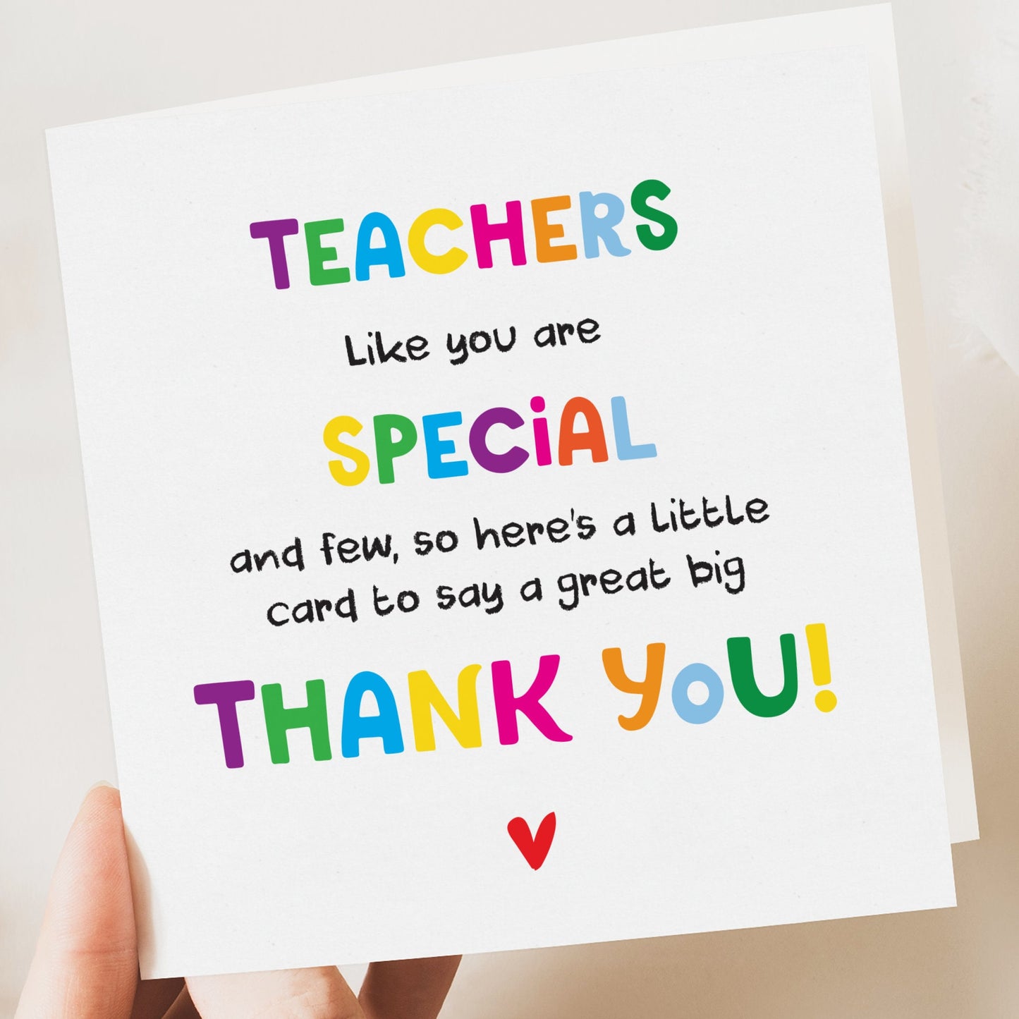 Personalised Thank You Card, Thank You For Being Part Of My Story - Teacher, Mentor, Friend, End Of School, teaching assistant, card for him