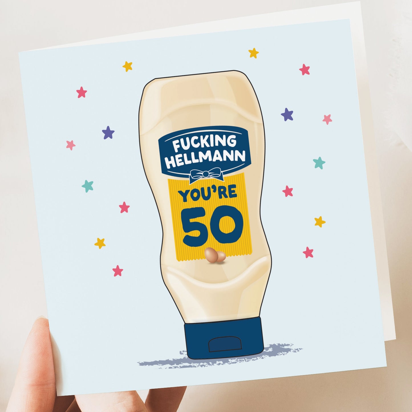 50th funny birthday card