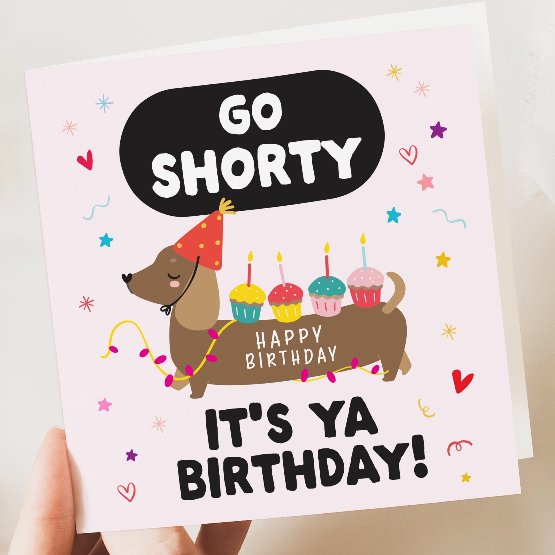 Funny birthday card for friend, Him, Her