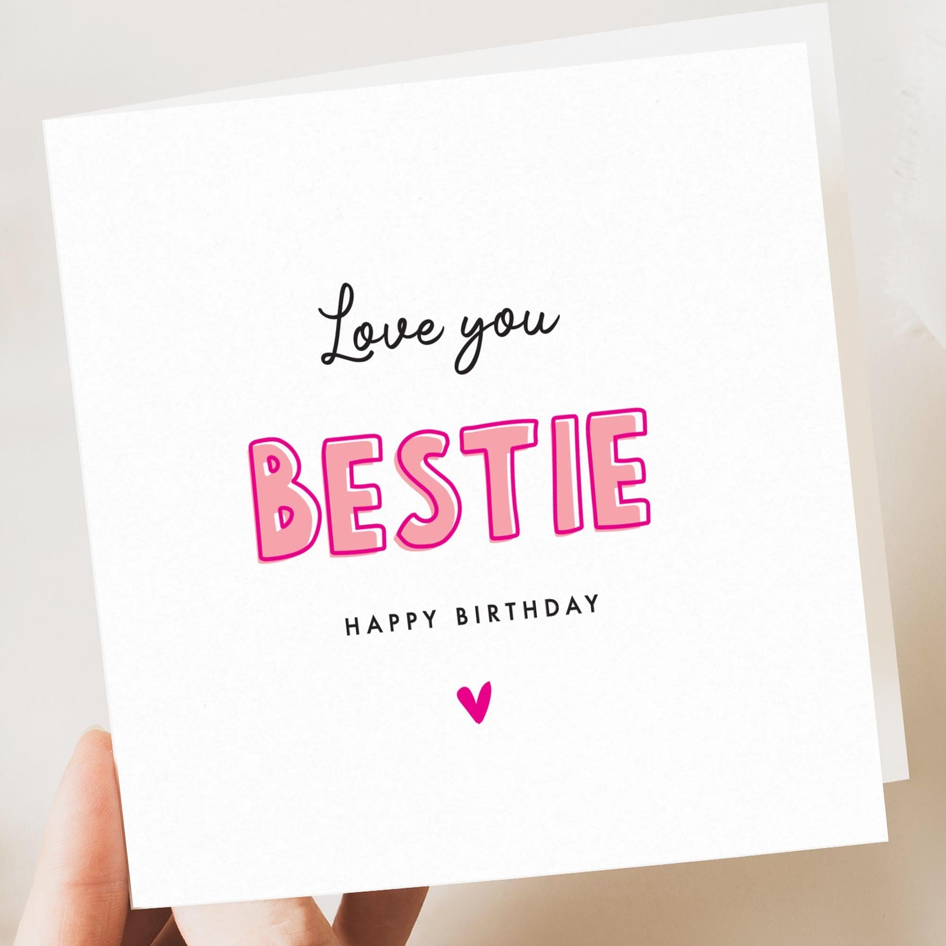 Birthday bestie card, Friend birthday gift, Best Friend birthday card, Funny, birthday card for Bestie, girlfriend, for her