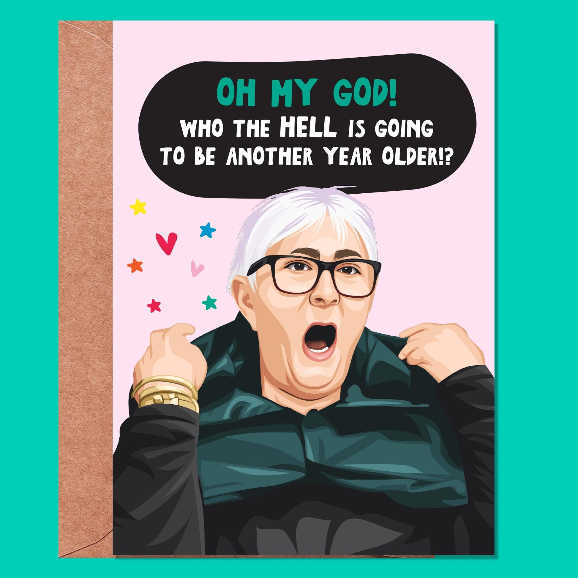 Funny birthday card, Linda Traitors Birthday Card, Funny Card, Birthday Cards for Him, for Her, Birthday Card Meme, Tv Series